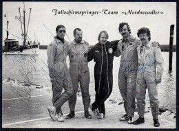 G3759 - Nordseeadler Fallschirmspringen Orig. Autogramm - High Diving