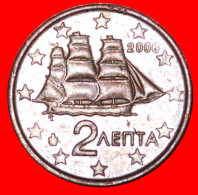 * SHIP (2002-2023): GREECE  2 EURO CENTS 2006! · LOW START! · NO RESERVE!!! - Grecia