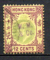 Col33 Colonie Britannique Hong Kong 1903 N° 68 Oblitéré Cote 2020 :  3,00€ - Used Stamps