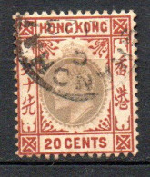 Col33 Colonie Britannique Hong Kong 1903 N° 69 Oblitéré Cote 2020 :  6,00€ - Oblitérés