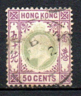 Col33 Colonie Britannique Hong Kong 1903 N° 71 Oblitéré Cote 2020 :  55,00€ - Oblitérés