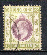 Col33 Colonie Britannique Hong Kong 1903 N° 72 Oblitéré Cote 2020 :  35,00€ - Usados