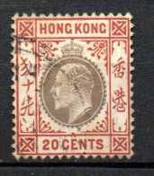 Col33 Colonie Britannique Hong Kong 1904 N° 86 Oblitéré Cote 2020 :  3,00€ - Oblitérés
