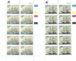 CISKEI 1985  N° 83 / 86 BATEAUX EN FEUILLETS DE 10  **  MNH - Ciskei