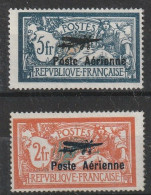 FRANCIA 1927 - YV 1b - 2A  (Poste Aérienne Variété Hauban Brisé) Neuf** LUXE Signé: COTE= 1.600 Euros ! - 1927-1959 Neufs