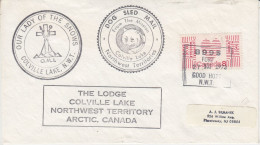 Canada  Cover Icebear "Dog Sled Mail" The Lodge Colville Lake Ca Fort Good Hope 27.11.1973 (TI153B) - Arctic Wildlife