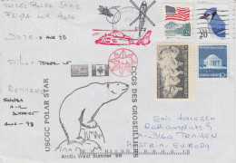 Canada  Cover Icebear Ship NGCC Des Groseilliers Sign. Officer Logistique  Ca Nanisivik Nu 04.09.2002 (TI153D) - Arctic Wildlife