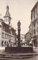 SUISSE - LAUSANNE - Hôtel De Ville Et Place De La Palud - Carte Postale Ancienne - Lausanne