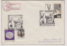 Poland  Registered Cover  Icebear / Polarnikov   Ca Rawicz1 11-26-1988 (TI154A) - Arctic Tierwelt