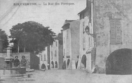 Roquebrune Sur Argens - La Rue Des Portiques   - CPA  °J - Roquebrune-sur-Argens
