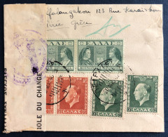 Grèce, Divers Sur Enveloppe 20.5.1940 + Censure - (B3123) - Briefe U. Dokumente