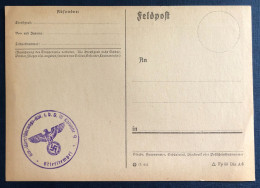 Allemagne, Carte Feldpost Neuve + Cachet Censure - (B3131) - Briefe U. Dokumente