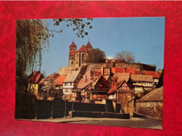 Carte ALLEMAGNE QUEDLINBURG AM HARZ SCHLOSSBERG MIT STIFSKIRCHE - Quedlinburg