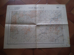 Carte D'état Major Maroc: TAOURIRT; Service Géographique Du Maroc, Rabat Septembre 1937 - Mapas Geográficas