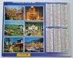 Calendrier Almanach La Poste 1994 (Paris - Images Du Monde) - Big : 1991-00