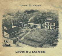 1899 SUPERBE ENTETE  LITHOGRAPHIE INDUSTRIE  TRAVAIL DE LA LAINE à Marseille Pour Tardets Sorholus Pyr. Atl. V.SCANS - 1800 – 1899