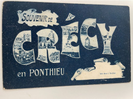 CPA - 80 - CRECY EN PONTHIEU - Souvenir De CRECY - Multivues - Crecy En Ponthieu