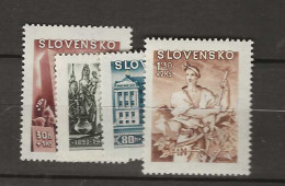 1943 MNH Slovakia Mi 128-31 Postfris** - Neufs