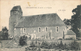 Grosrouvre * L'église Et Le Cimetière - Andere & Zonder Classificatie