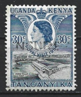 Kenya, Uganda & Tanzania 1954. Scott #102 (U) Owen Falls Dam  *Complete Issue* - Kenya, Oeganda & Tanzania