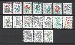 Timbre Andorre Français Neuf **  Taxe N 46 / 52 + 53 / 62 - Unused Stamps