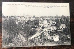 CPA MONTFAUCON 49 Vue Générale Prise Du Haut De La Cheminée De La Beurrerie - Montfaucon