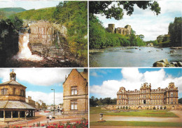 SCENES FROM BARNARD CASTLE, CO. DURHAM, ENGLAND. UNUSED POSTCARD   Am7 - Other & Unclassified