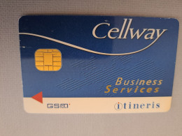 FRANCE/FRANKRIJK   SIM  GSM / ITINERIS / CELWAY /TELECOM /  MOBILE   WITH CHIP      ** 13614 ** - Non Classés