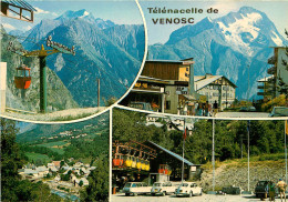 Dép 38 - Voitures - Automobile Sur Une Vue - Venosc - Télénacelle Reliant Vénosc Et Les Deux Alpes - Multivues -bon état - Vénosc