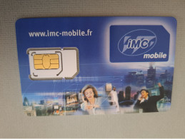 FRANCE/FRANKRIJK   SIM  GSM / IMC MOBILE  /TELECOM /  MOBILE   WITH CHIP      ** 13616 ** - Unclassified