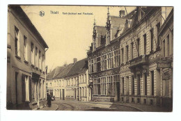 Tielt  Thielt  Kortrijkstraat Met Posthotel 1932 - Tielt