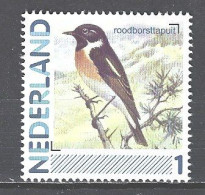 Nederland Netherlands Pays Bas Holanda MNH Roodborst Tapuit Common Stonecatcher Traquet Patre Tarabilla Vogel Bird Ave - Sparrows