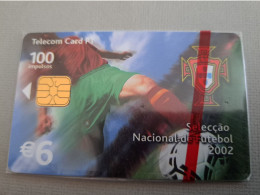 PORTUGAL   CHIPCARD / €6,- 100 UNITS/ FOOTBAL/SOCCER/ NATIONAL TEAM        MINT IN WRAPPER      **13623** - Portugal