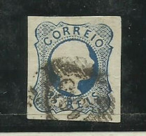 Portugal 1856/8 D.Pedro, Anelados.# 12,25rs Azul Usado, Boas Margens Bonito Lt 639 - Gebraucht