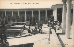 Deauville * Les Bains * L'atrium * Thermes Thermalisme * Baigneurs - Deauville