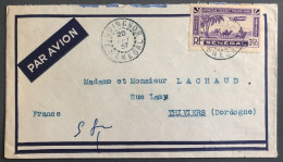 Sénégal, Divers Sur Enveloppe TAD Ziguinchor 20.2.1937 Pour La France - (B1468) - Brieven En Documenten