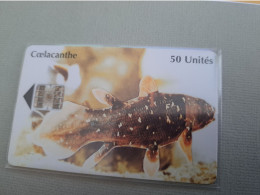 COMOROS CHIPCARD / COELACANTHE/ FISH COMODORES  50 UNITS     ** 13628** - Komoren