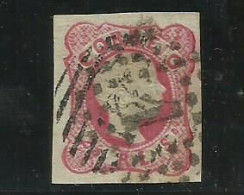 Portugal 1856/8 D.Pedro, Anelados ,# 13.# 25rs  Rosa Usado, Margens, Nomais Bonito Lt 643 - Usado