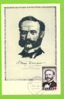 Sarre Carte-maximum 320 Henry Dunant, Croix-Rouge - Maximum Cards