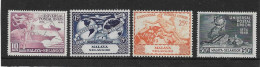 MALAYA - SELANGOR 1949 UPU SET  MOUNTED MINT Cat £4.50 - Selangor