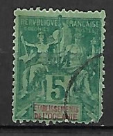 OCEANIE   -   1892 .  Y&T N° 4 Oblitéré.  Type Groupe.  Cote 10 Euros - Used Stamps