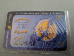 FRANCE/FRANKRIJK /  PREPAID / € 20,--MEMETEL/ PLANECT TELECOM  MINT IN WRAPPER      ** 13645** - Mobicartes (GSM/SIM)