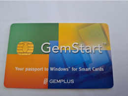 GREAT BRITAIN  / CHIPCARD/ GEMSTART/ GEMPLUS / SAMPLE CARD!! MINT      **13648** - [10] Collections