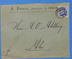 Allemagne Reich 1901 Lettre De Lubeck (G19540) - Brieven En Documenten