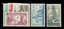 COLONIES GENERALES - N°60/64 - 66 - PA N°1 - XX MNH TB - Sonstige & Ohne Zuordnung