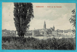 * Temse - Tamise (Oost Vlaanderen) * (Edit Charlotte De Smet) Zicht Op De Schelde, Vue Sur L'Escaut, Bateau, Quai - Temse