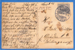 Allemagne Reich 1906 Carte Postale De Dresden (G19565) - Storia Postale