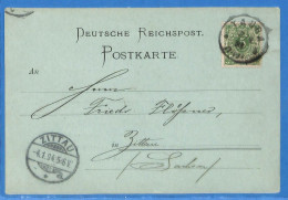 Allemagne Reich 1894 Carte Postale De Zittau (G19574) - Brieven En Documenten