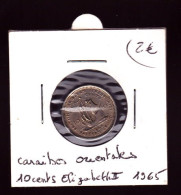 Caraibes 10 Cents Elizabeth II 1965 - Caraibi Britannici (Territori)