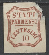 Italie - Italy - Italien Anciens Etats - Parme 1859 Y&T N°AEP13 - Michel N°13 Nsg - 10c Chiffre - Parme